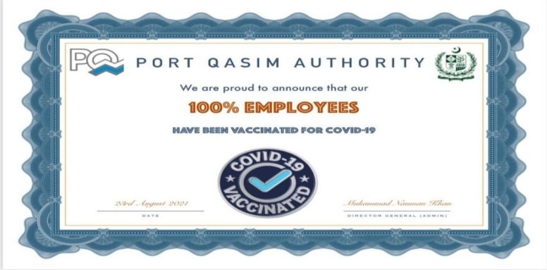 100% PQA EMPLOYEES VACCINATED