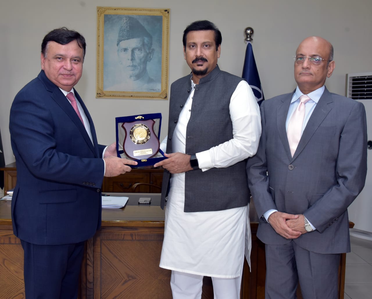 Federal Minister for Maritime Affairs Syed Faisal Ali Subzwari visited PQA