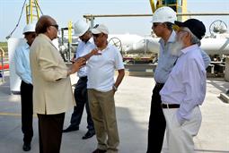 Chairman PQA visited LNG Terminal on 26th April, 2018 - 15