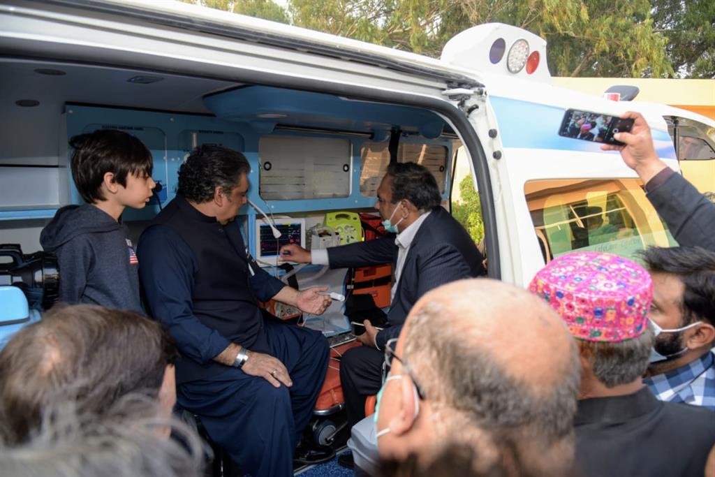 Federal Minister Inaugurated Ambulance Services - 8