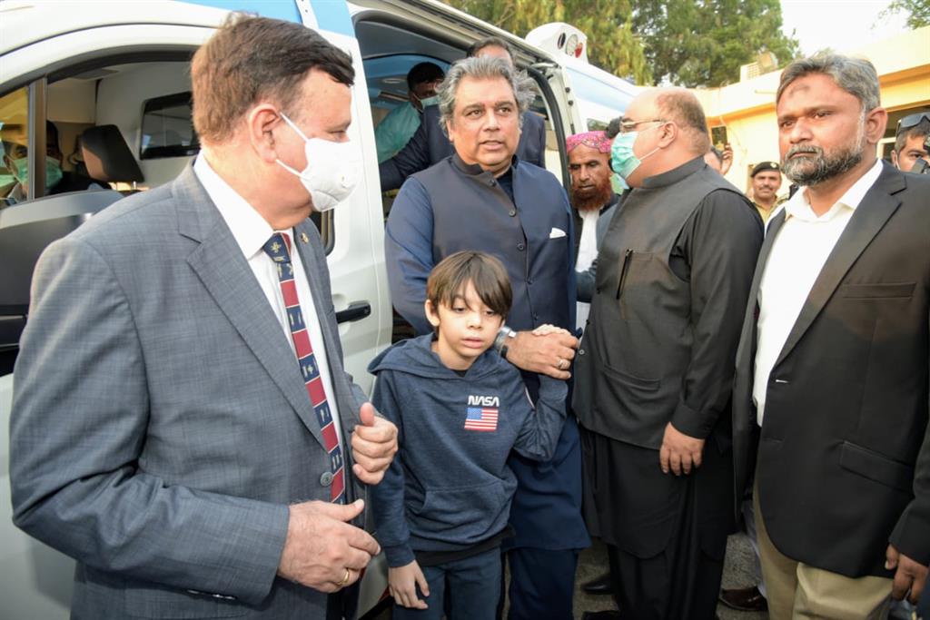 Federal Minister Inaugurated Ambulance Services - 9