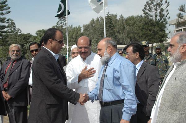 Minister of Port and Shipping Mr Babar Ghori Visit PQA Feb 2009 - 8