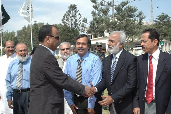 Minister of Port and Shipping Mr Babar Ghori Visit PQA Feb 2009 - 11