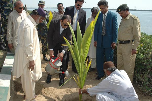 Minister of Port and Shipping Mr Babar Ghori Visit PQA Feb 2009 - 13