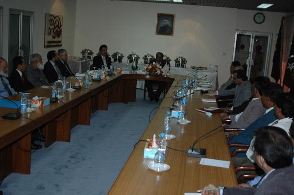 Minister of Port and Shipping Mr Babar Ghori Visit PQA Feb 2009 - 15