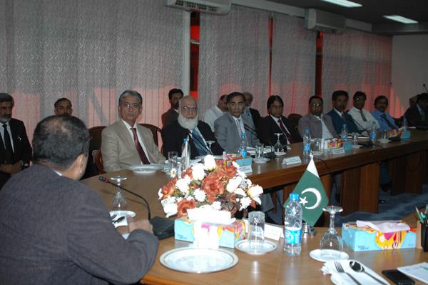 Minister of Port and Shipping Mr Babar Ghori Visit PQA Feb 2009 - 16