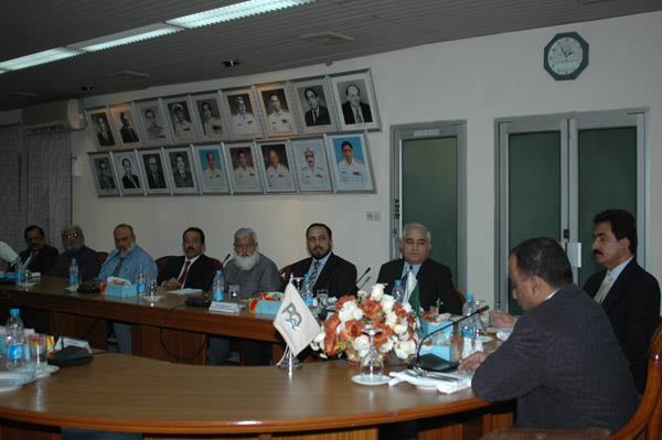 Minister of Port and Shipping Mr Babar Ghori Visit PQA Feb 2009 - 17
