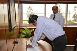 Secretary Maritime Affairs Visited PQA - 3